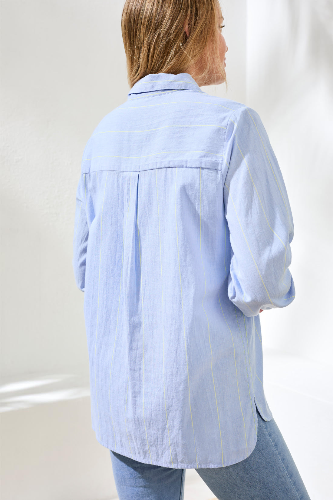 Long Sleeve Button Front Shirt by Tribal
