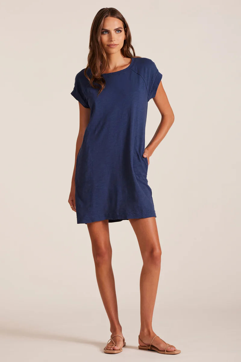 Short Sleeve Raglan Dress by Bobi Los Angeles