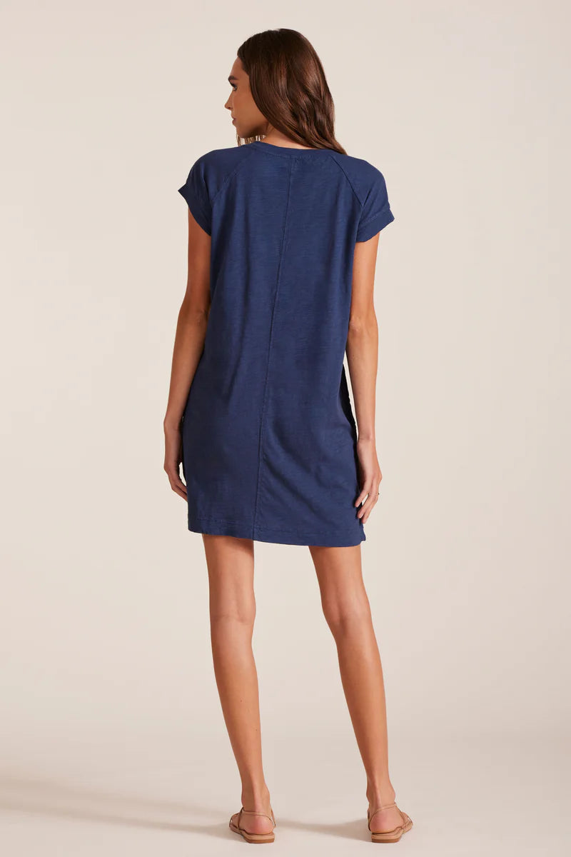 Short Sleeve Raglan Dress by Bobi Los Angeles