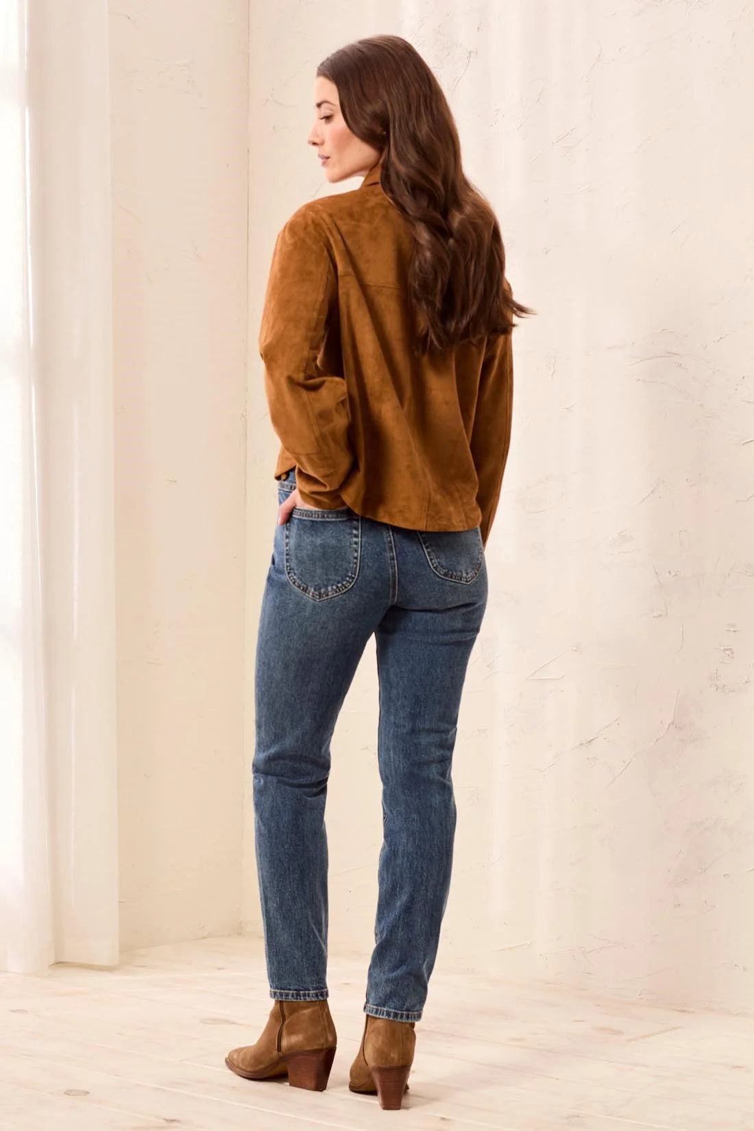 Audrey Hugging Slim Ankle Jeans by Tribal