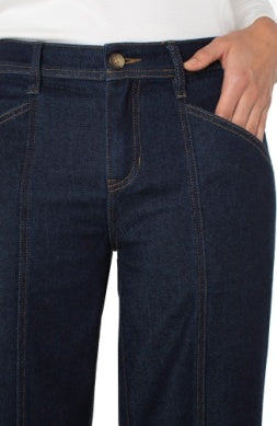 Trouser Wide Leg With Seaming 32"