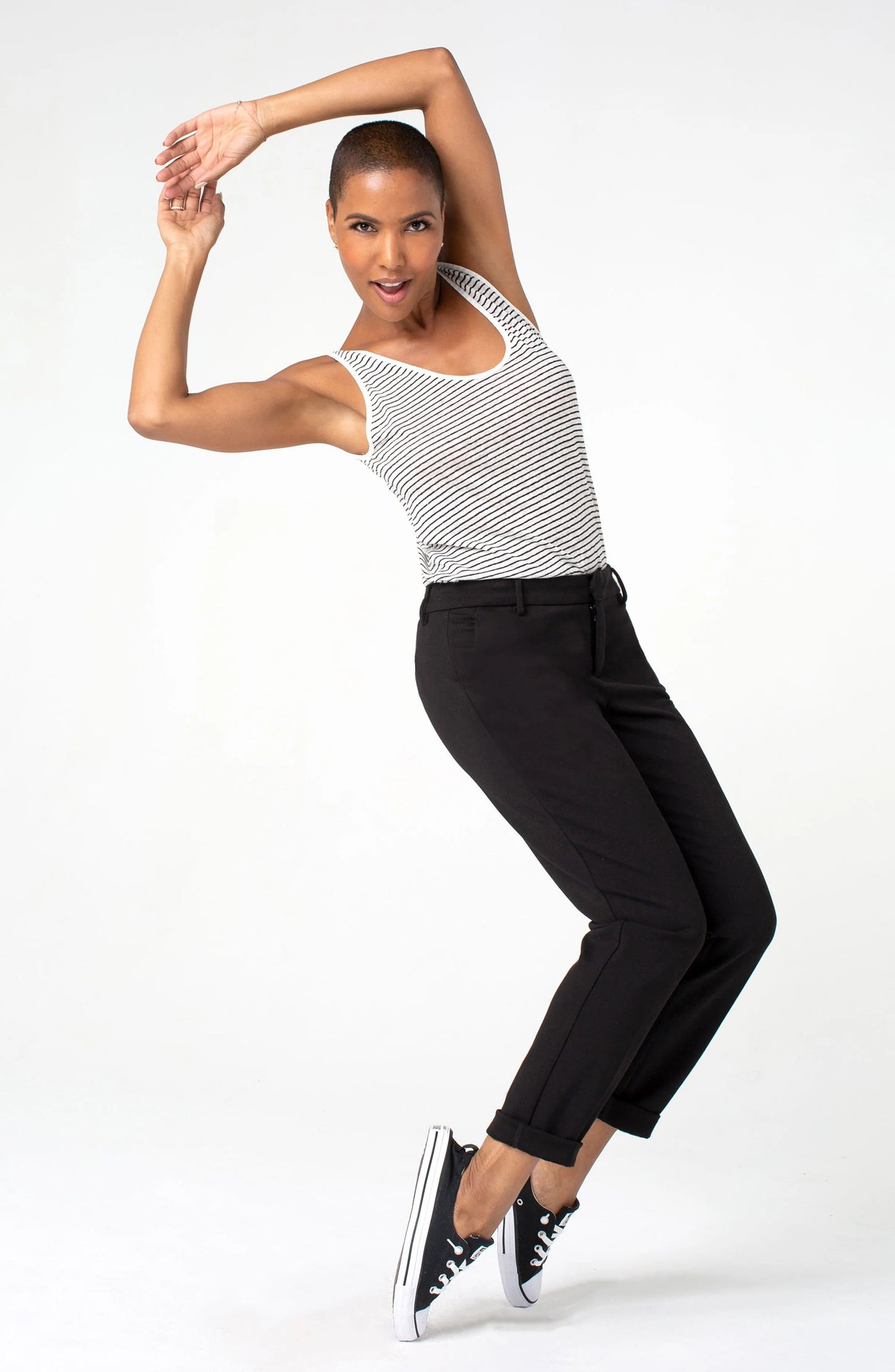 Kelsey Trouser in Black by Liverpool