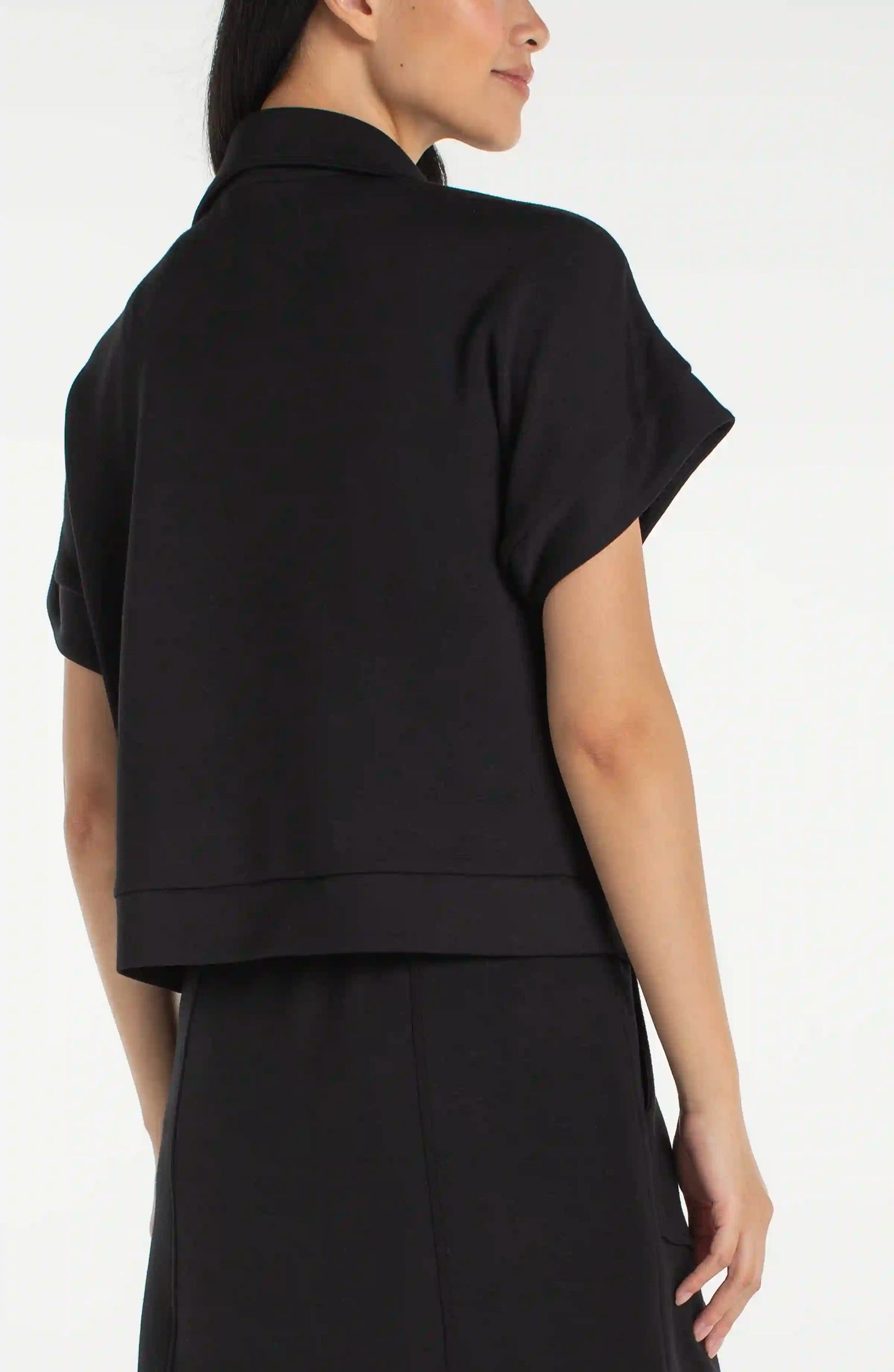 Half Zip Popover Top by Liverpool