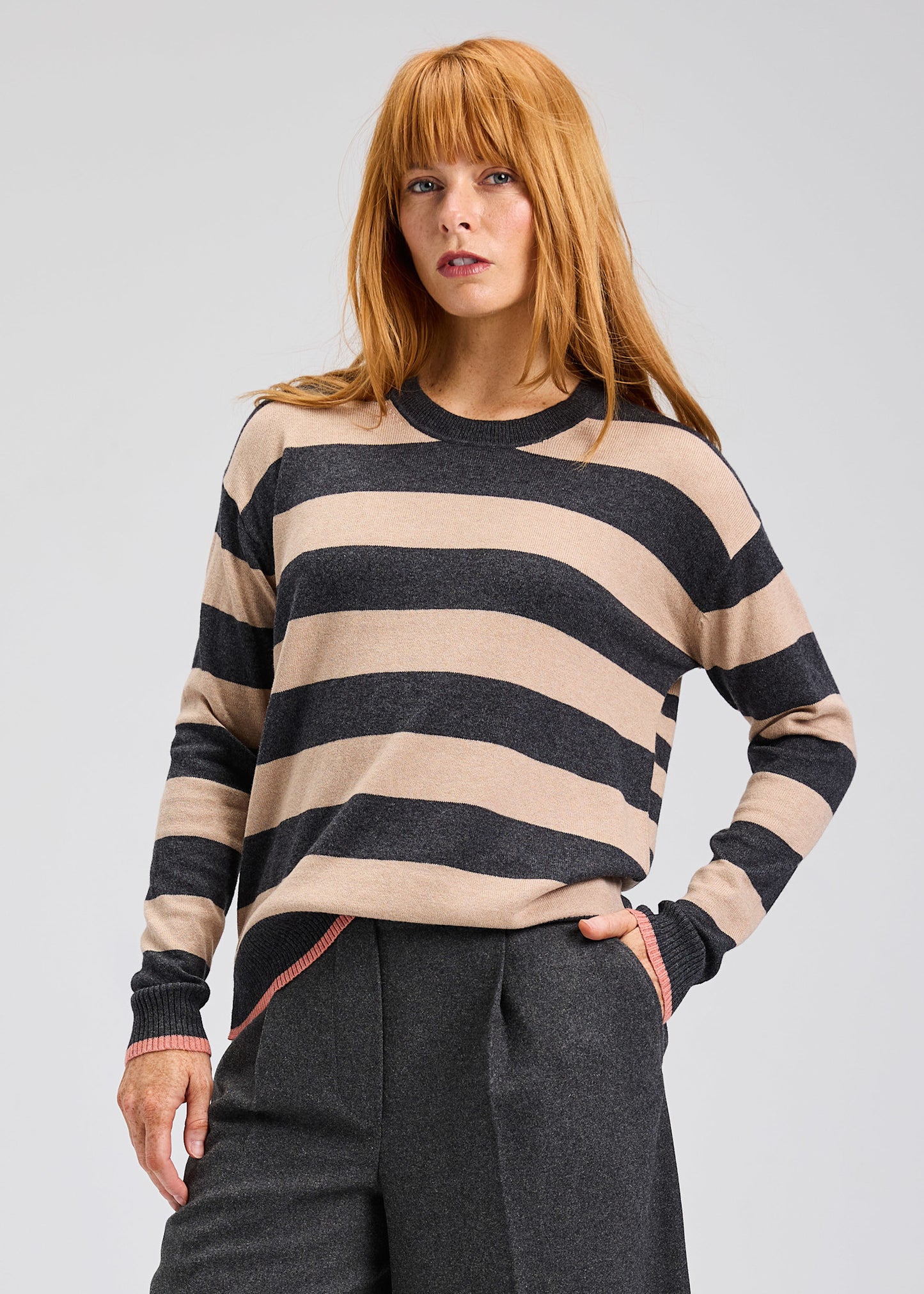 Multi Stripe Crew by Zaket and Plover