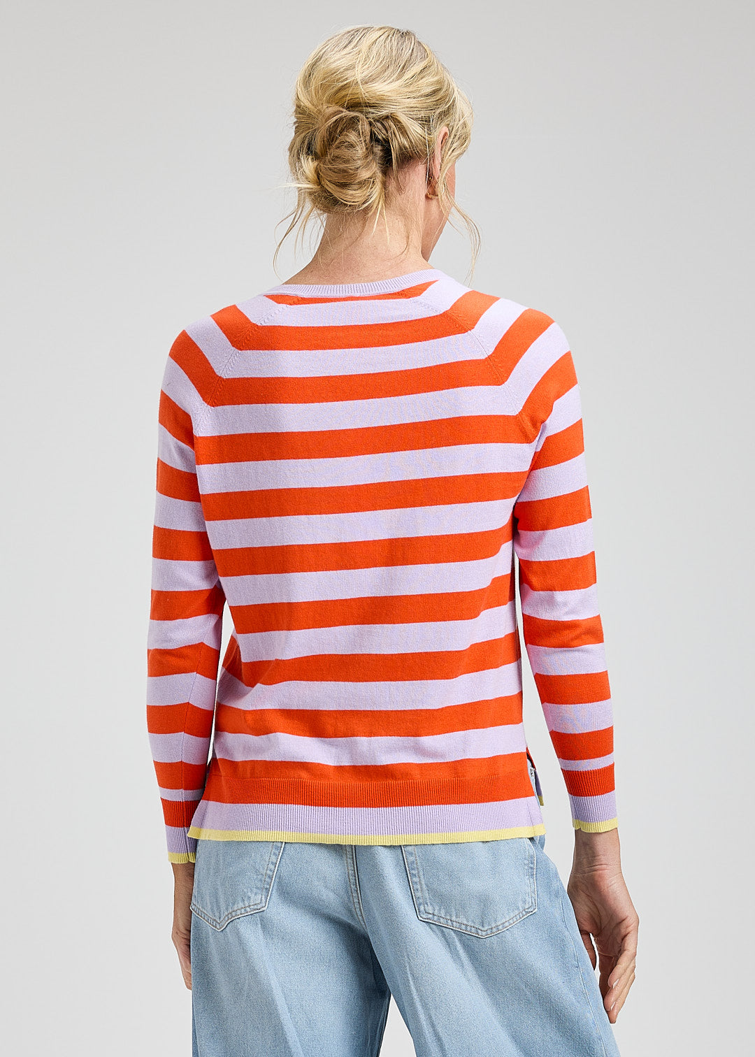 Stripe Vee Sweater by Zaket and Plover