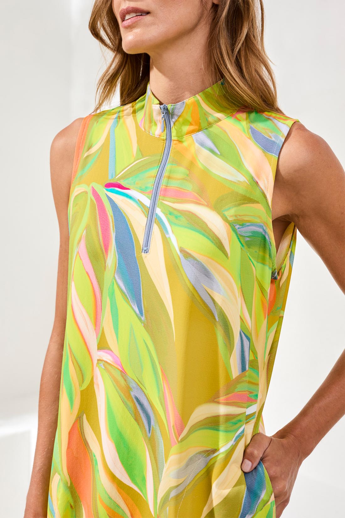 Sleeveless Dress with Pockets by Tribal