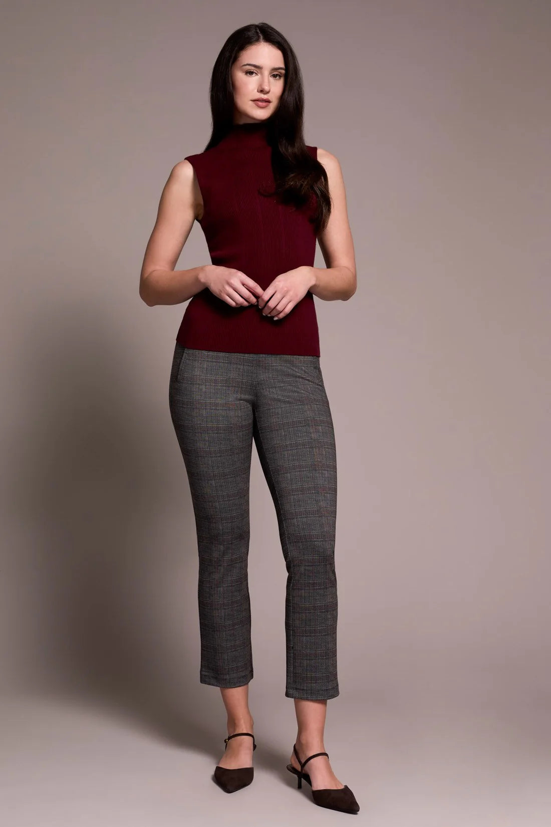 Sleeveless Mock Neck Top by Tribal