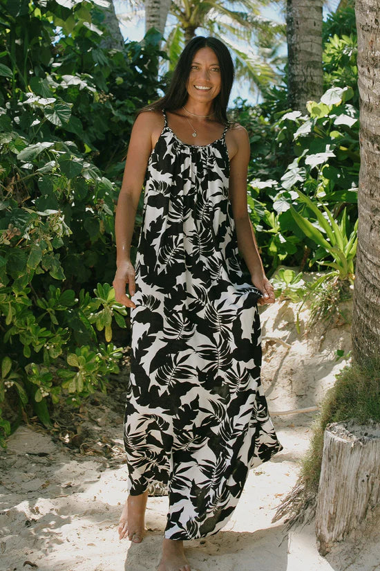 Maxi Dress with Braided Straps in Waimea by Tribal