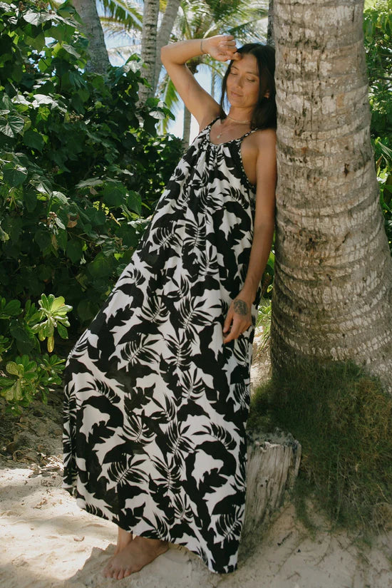 Maxi Dress with Braided Straps in Waimea by Tribal