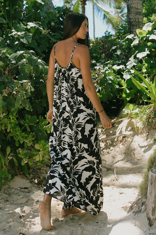 Maxi Dress with Braided Straps in Waimea by Tribal