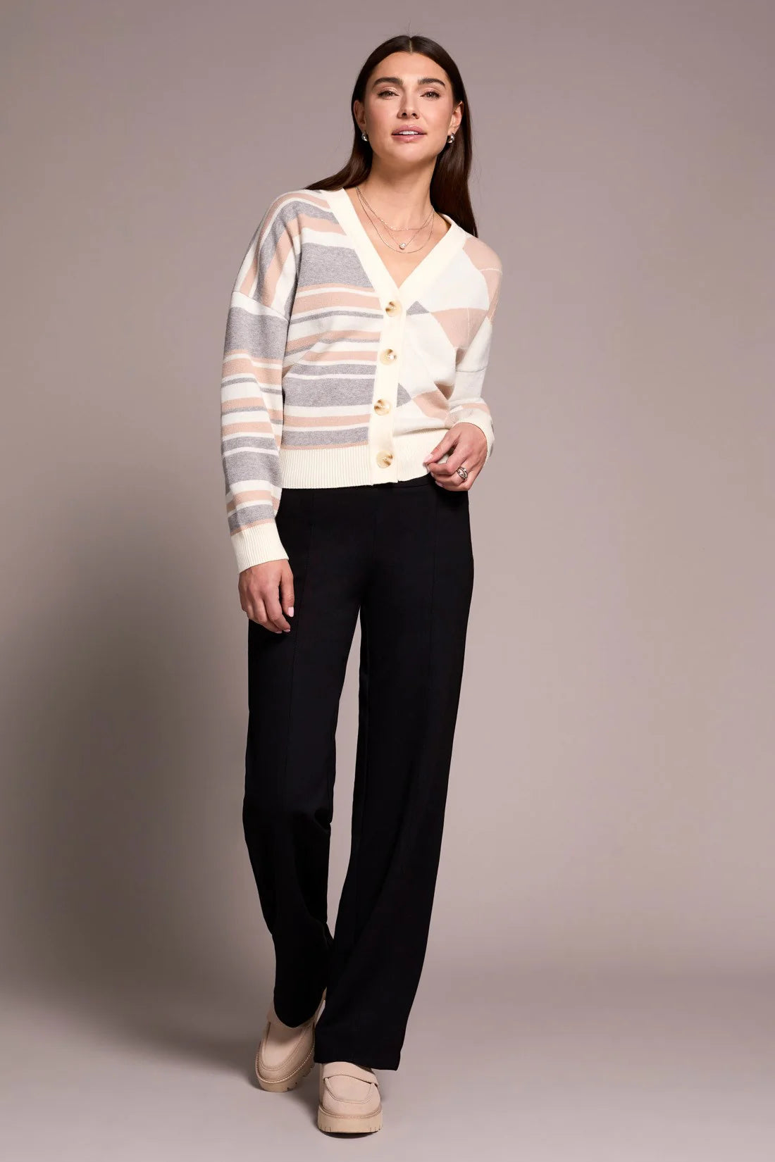 Pull-On Pant with Pin Tucks by Tribal