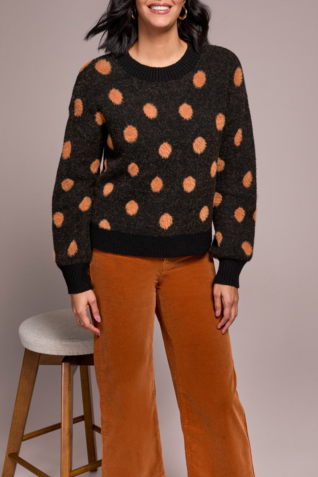 Long Sleeve Crew Neck Sweater by Tribal