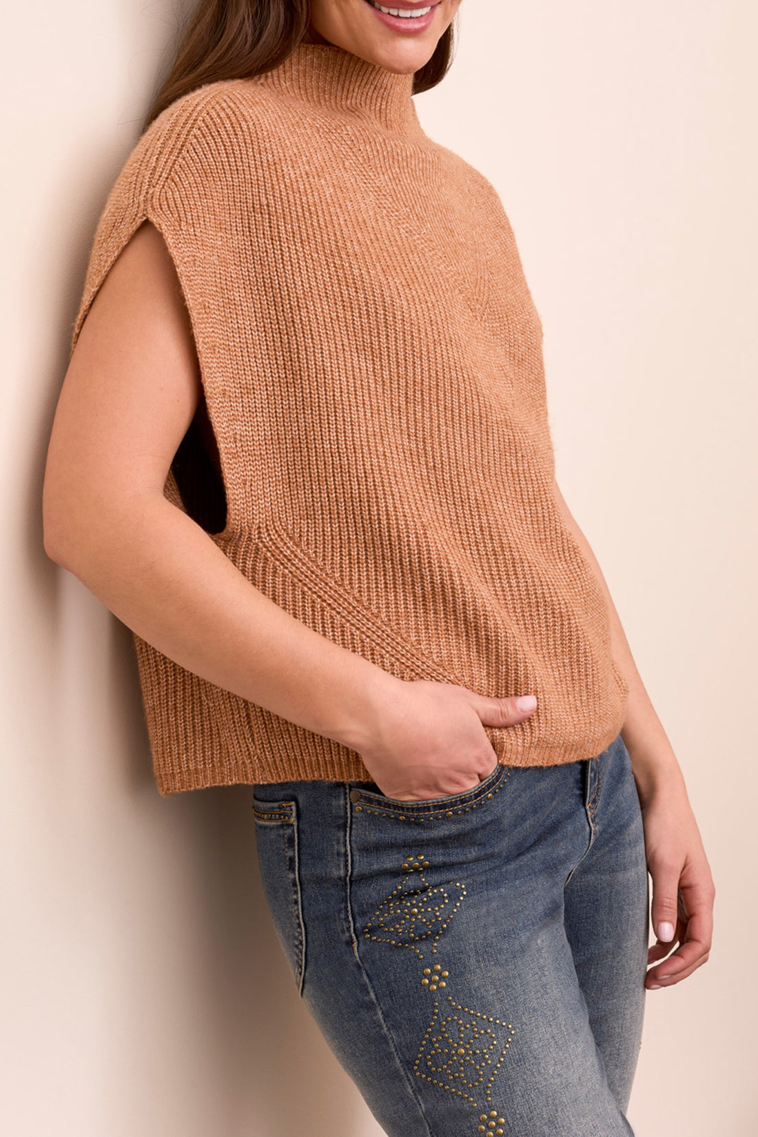 Cap Sleeve Sweater by Tribal