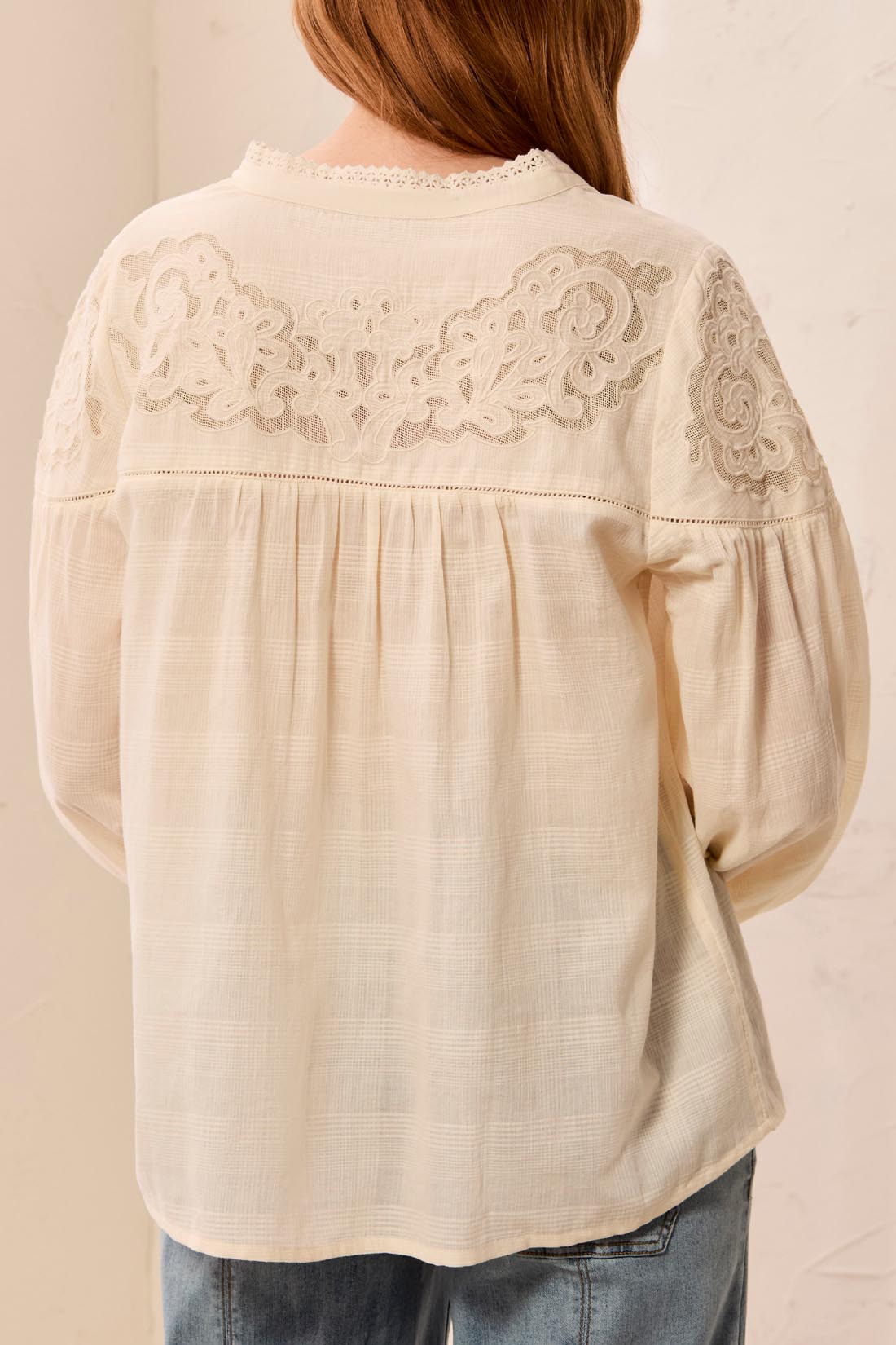 Longsleeve Blouse with Embroidery by Tribal