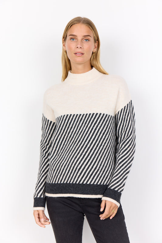 Nessie Stripe 71 Pullover by Soyaconcept