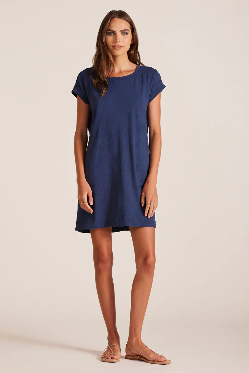 Short Sleeve Raglan Dress by Bobi Los Angeles