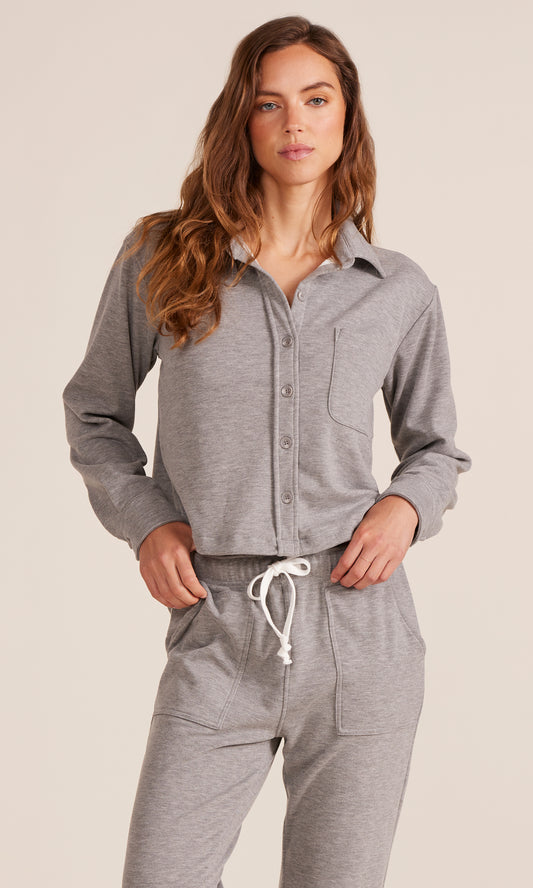 Crop Longsleeve Buttonup Shirt by Bobi