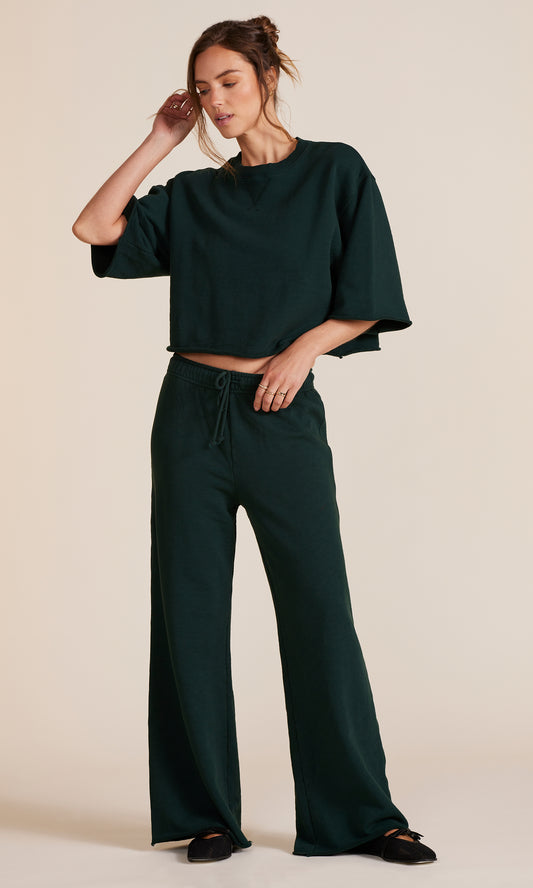 Wideleg Drawstring Pant by Bobi