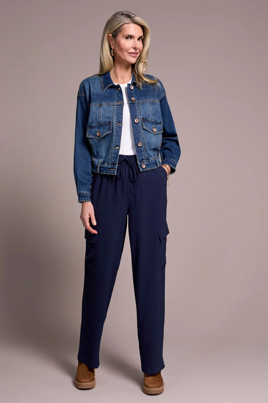 Jean Jacket With Sweater Fr by Tribal