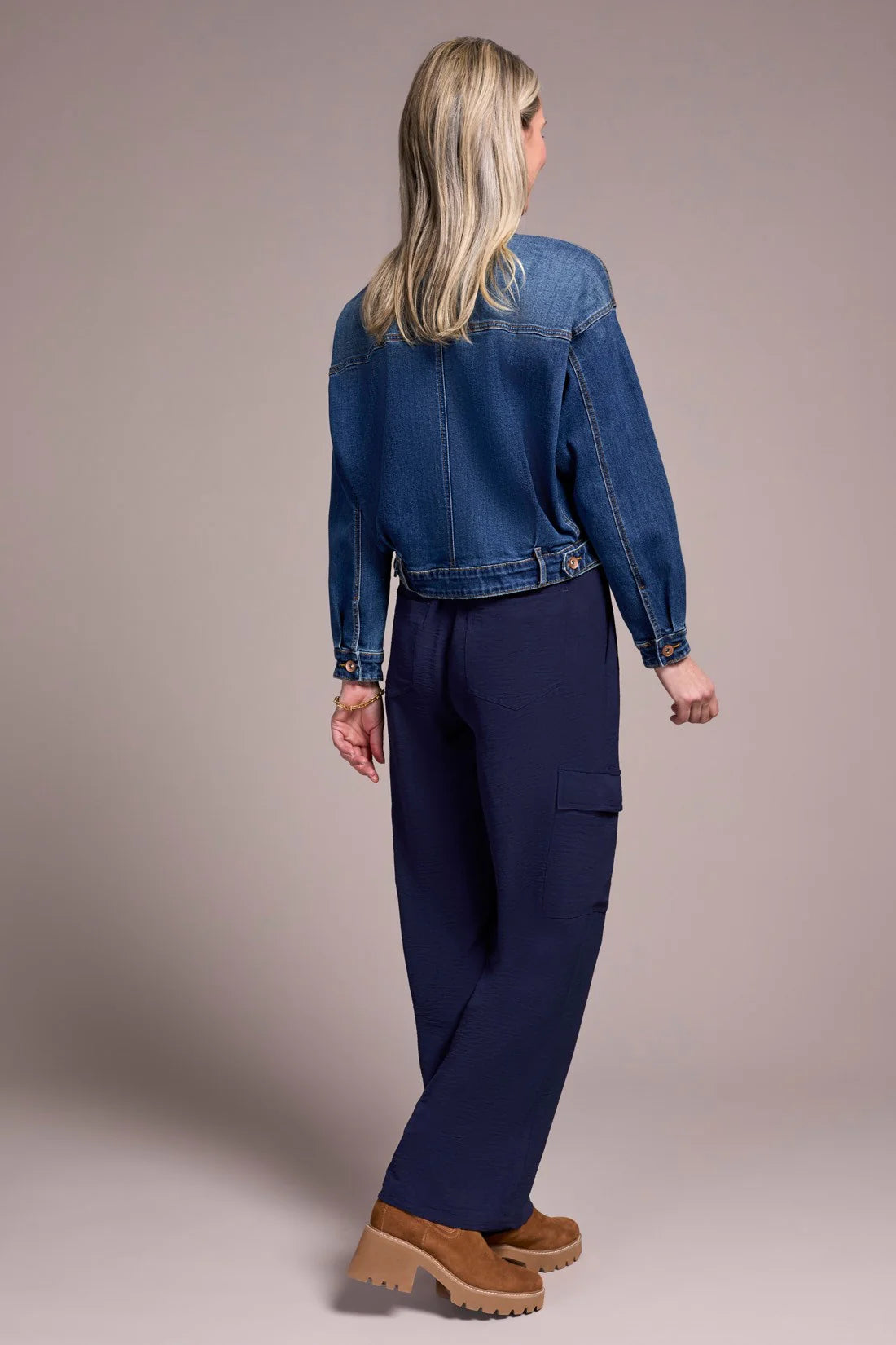 Jean Jacket With Sweater Fr by Tribal
