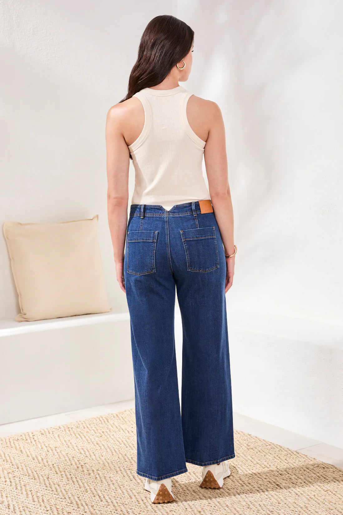 Brooke Hugging Wide Denim by Tribal