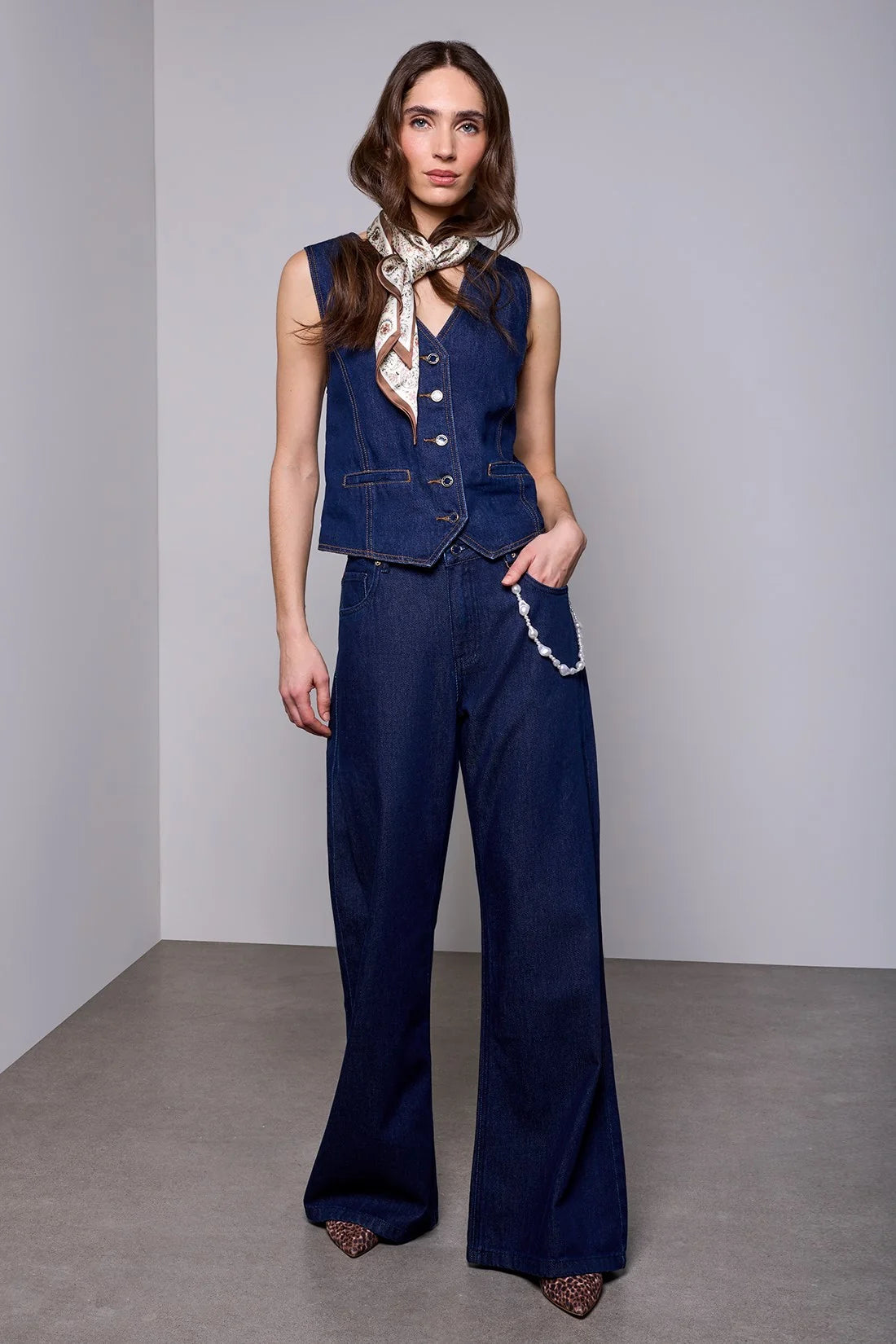 Denim Waistcoat by Tribal