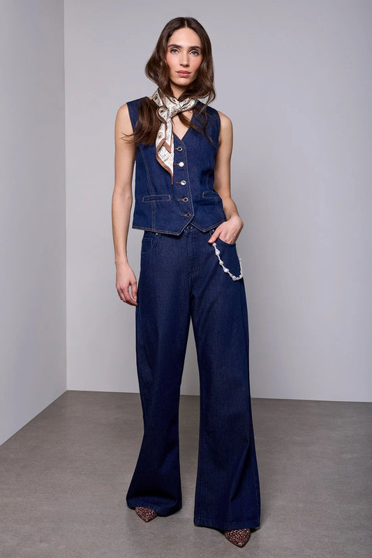 Denim Waistcoat by Tribal