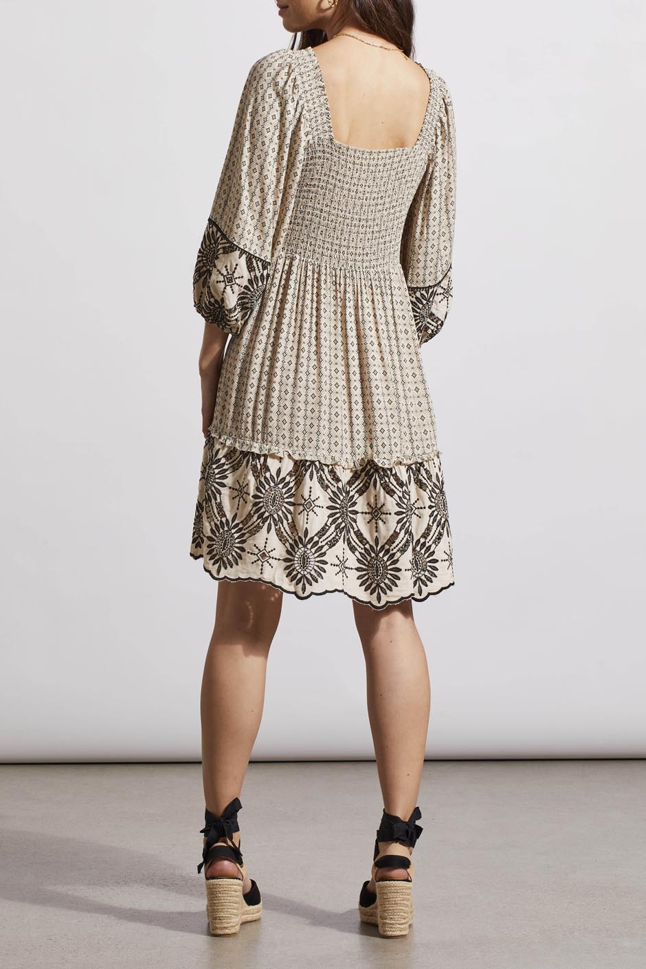 Wear 2 Ways Embroidered Dress by Tribal