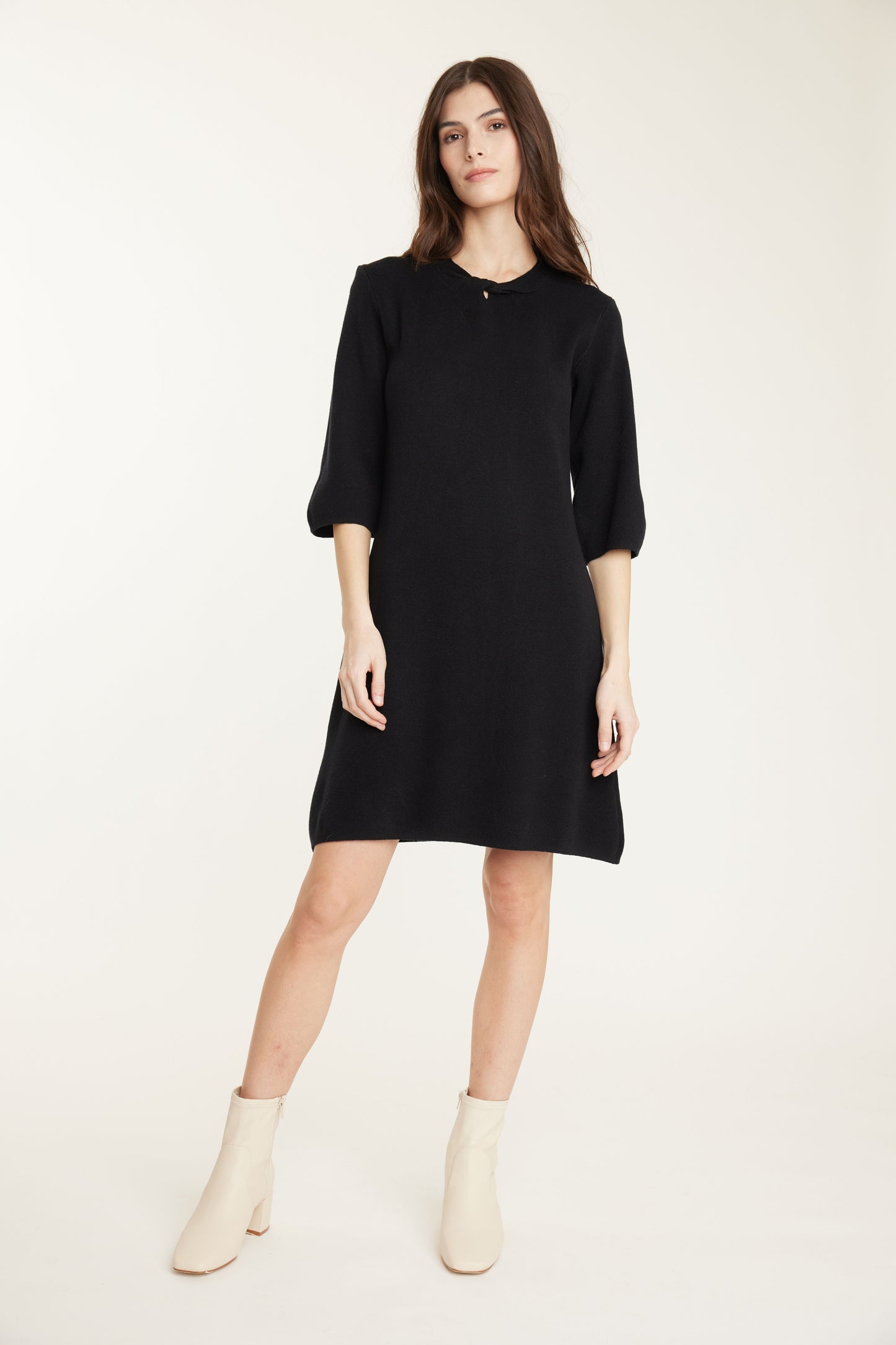 Knot Tied Knit Dress by Pistache