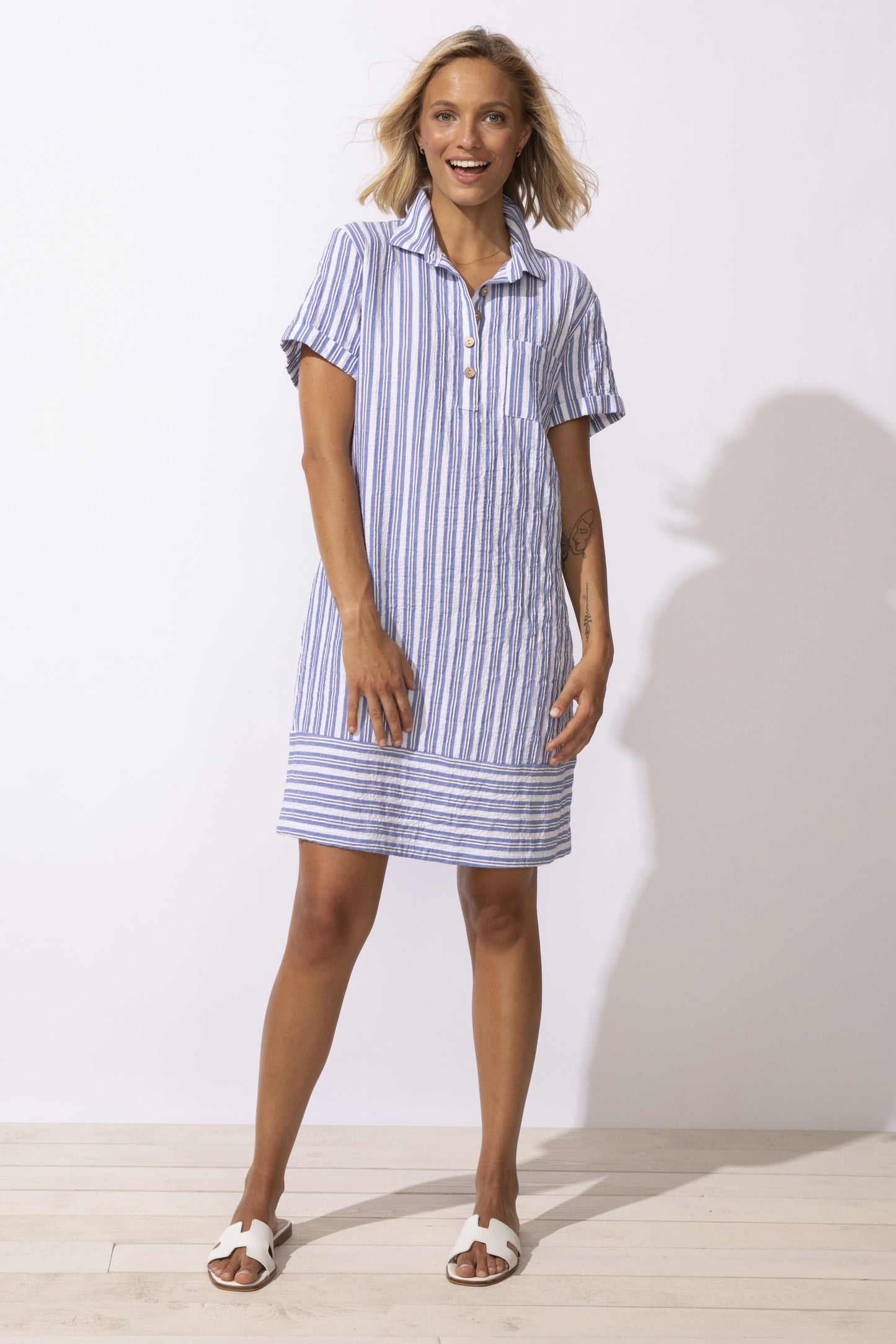 Marina Shirt Dress by Escape