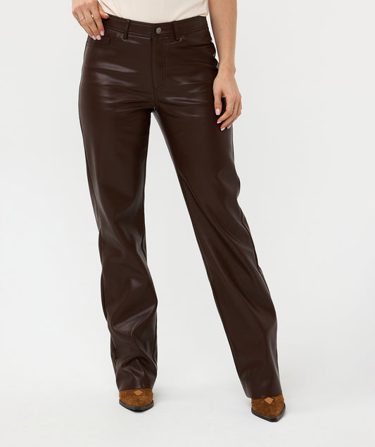 Vegan Leather Pants by Esqualo