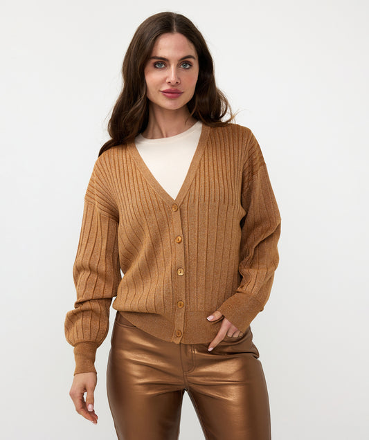 Lurex Cardigan by Esqualo