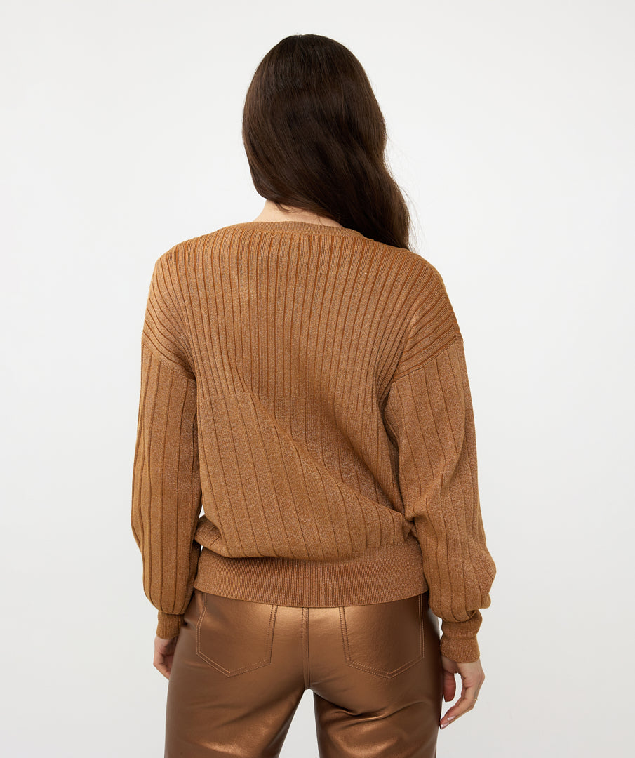 Lurex Cardigan by Esqualo