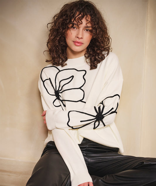 Sweater Tape Flower Patch by Esqualo