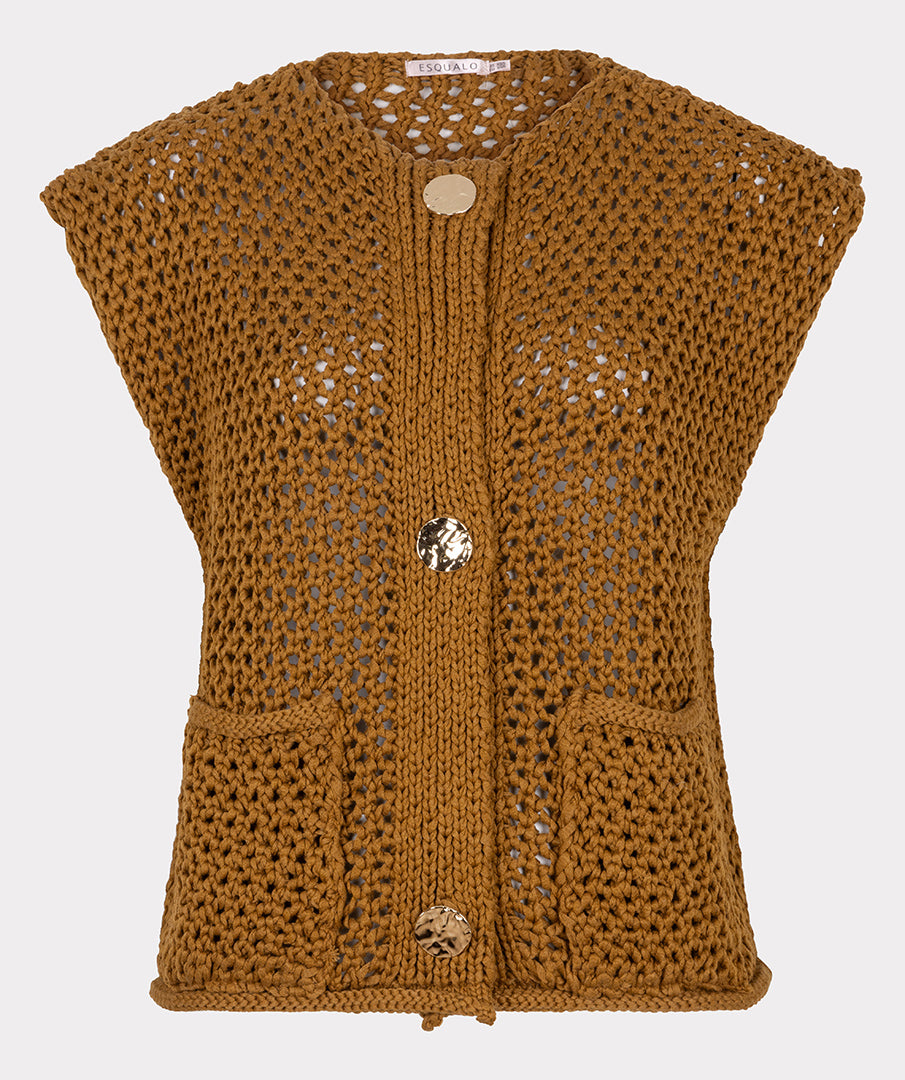 Cardigan Gilet Fancy Buttons by Esqualo