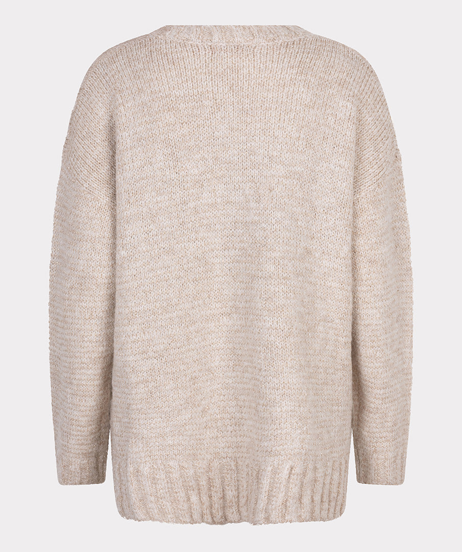Sweater V-neck Lurex by Esqualo