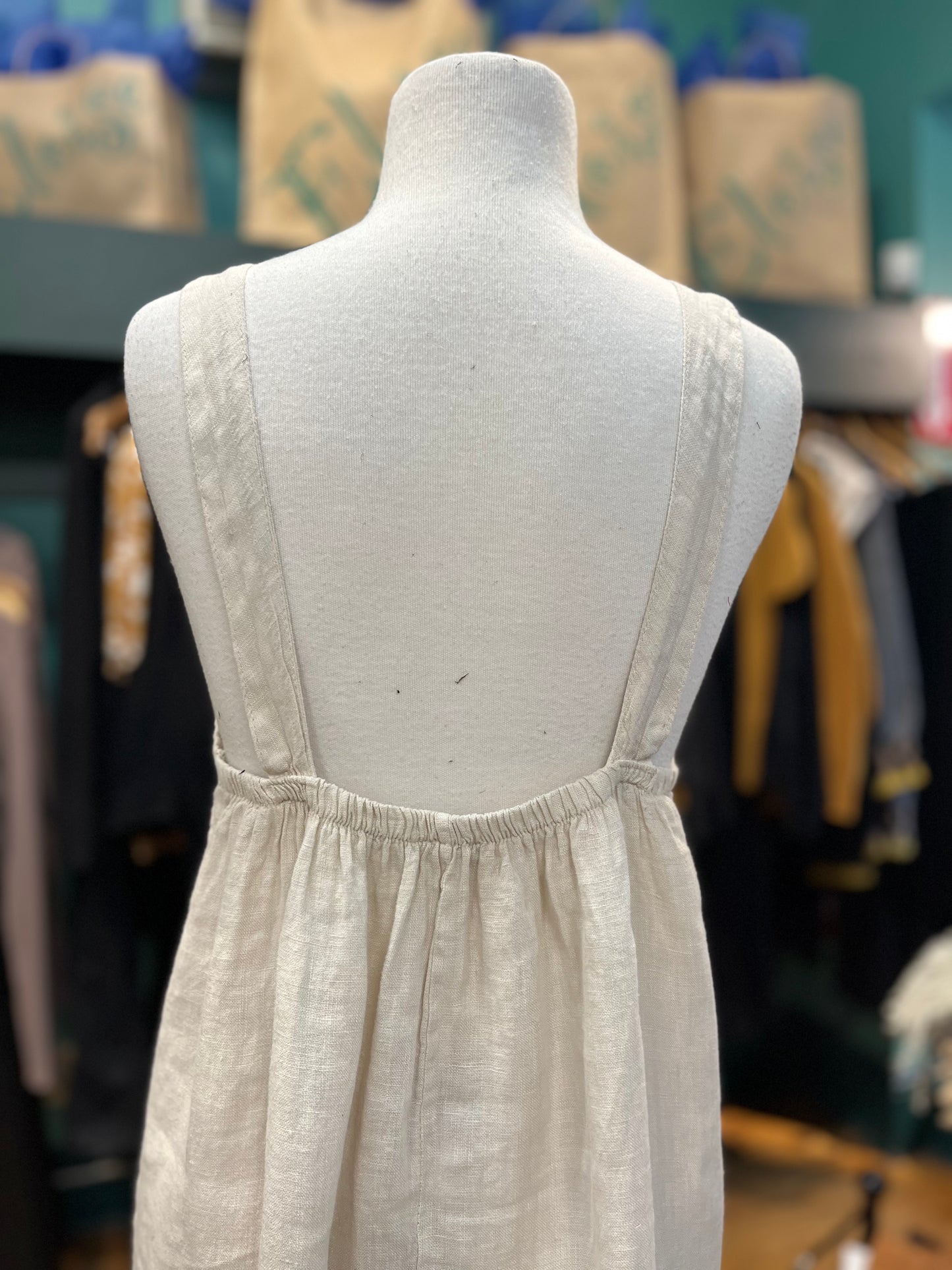 Sleeveless Maxi Linen Dress by Pistache