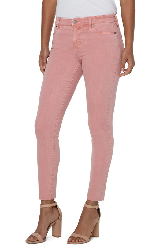 Abby Ankle Skinny with Cut Hem by Liverpool