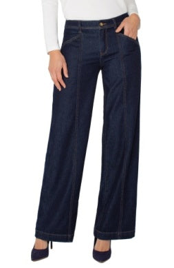 Trouser Wide Leg With Seaming 32"