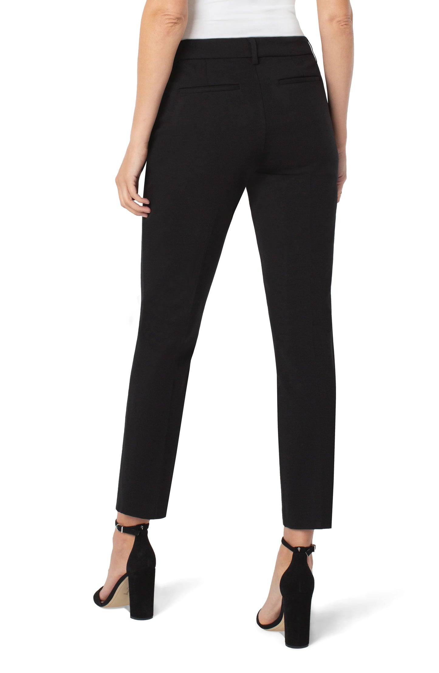 Kelsey Knit Trouser in Black by Liverpool