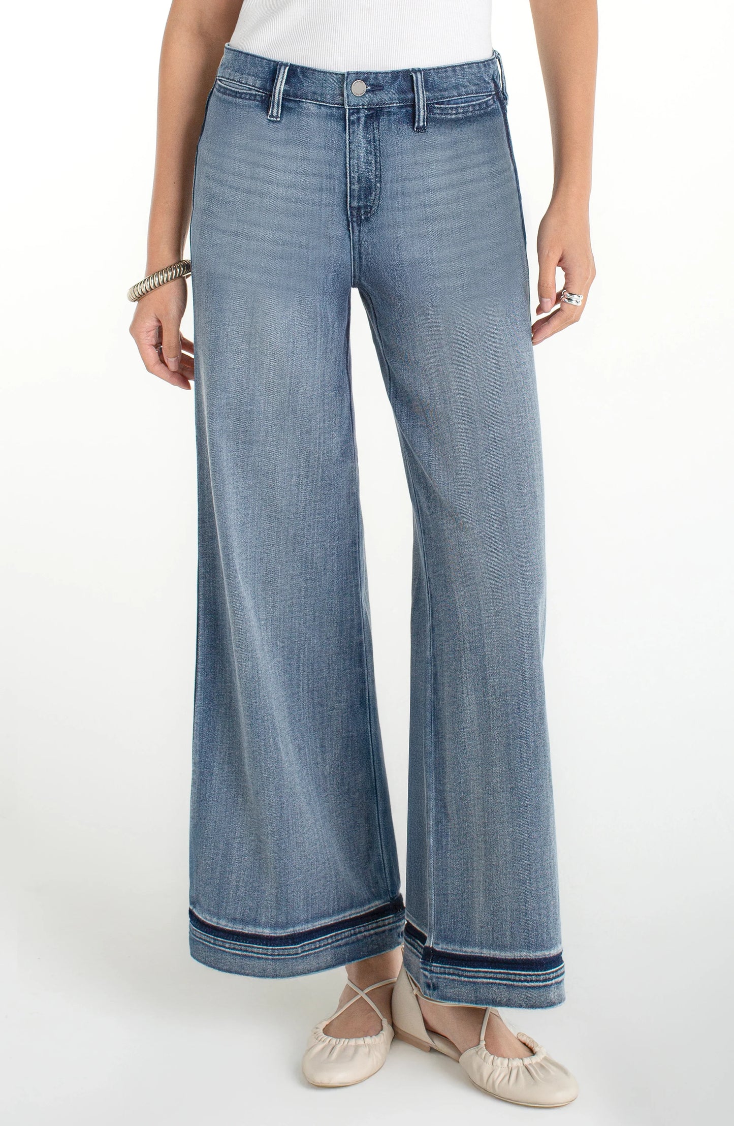 Super Stride Wide Leg With Shadow Cuff by Liverpool