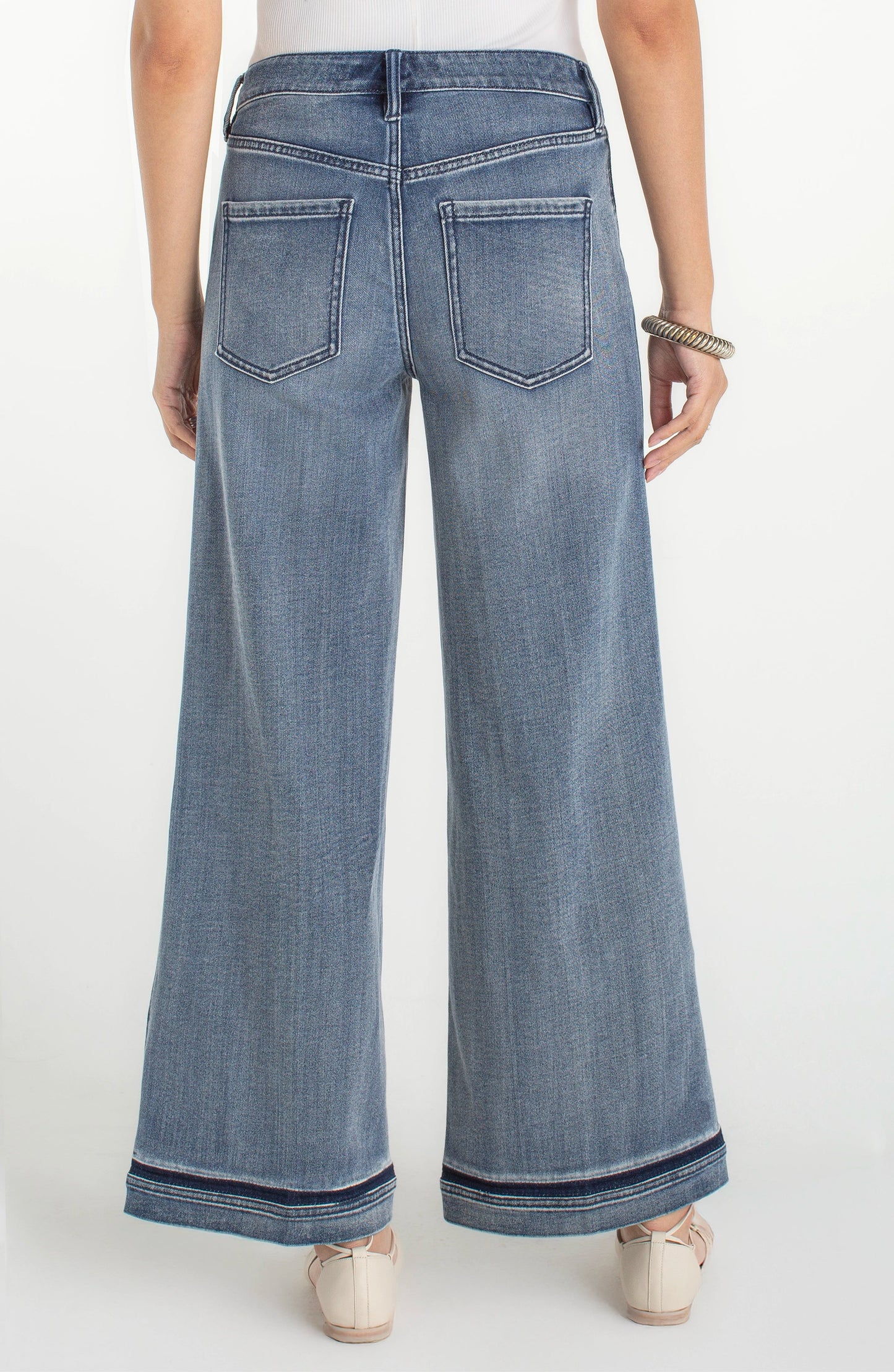 Super Stride Wide Leg With Shadow Cuff by Liverpool