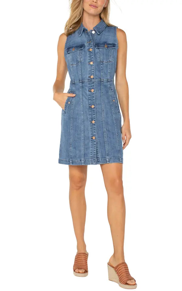 Trucker Dress by Liverpool
