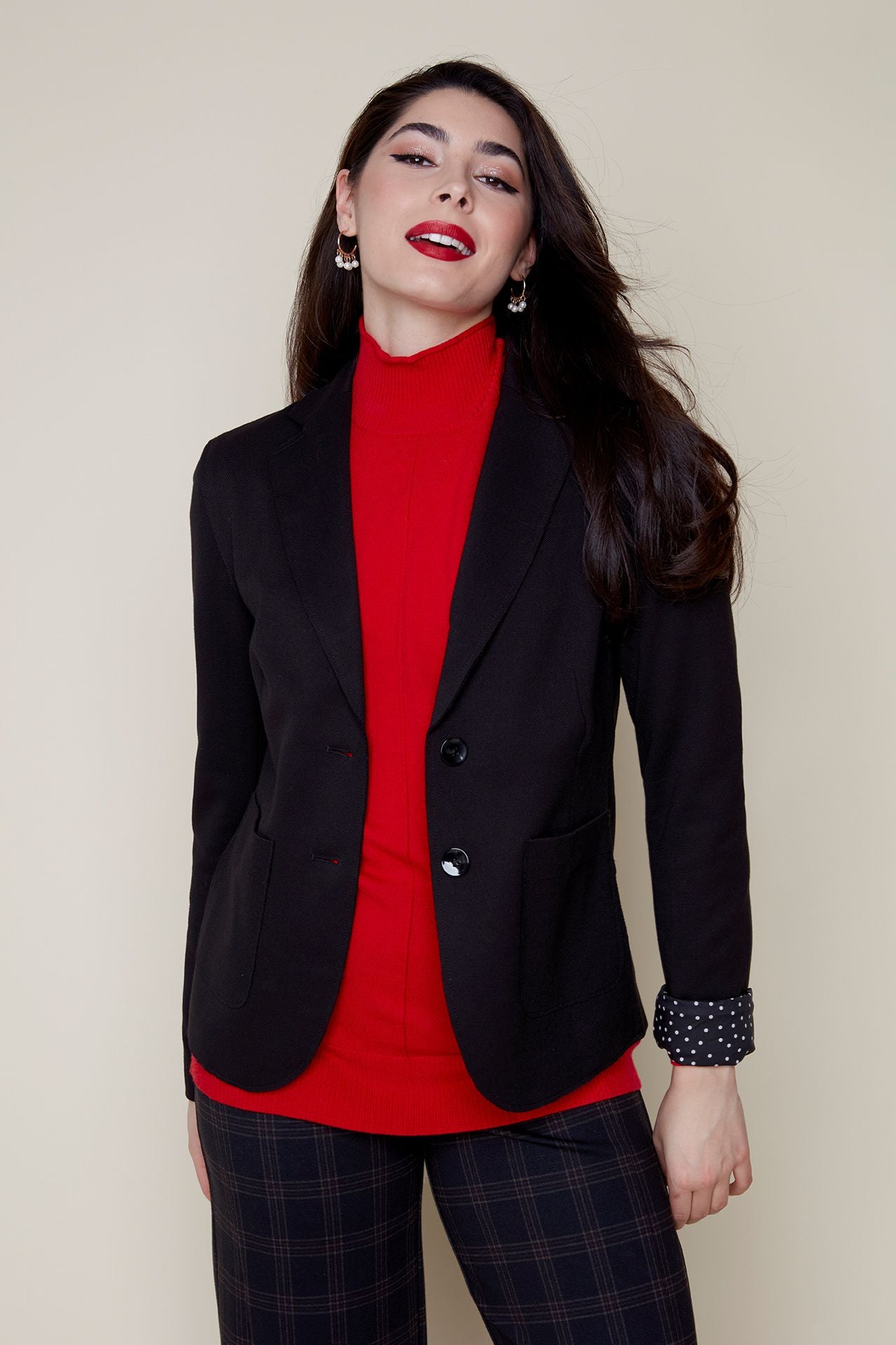 Knit Blazer by Renuar