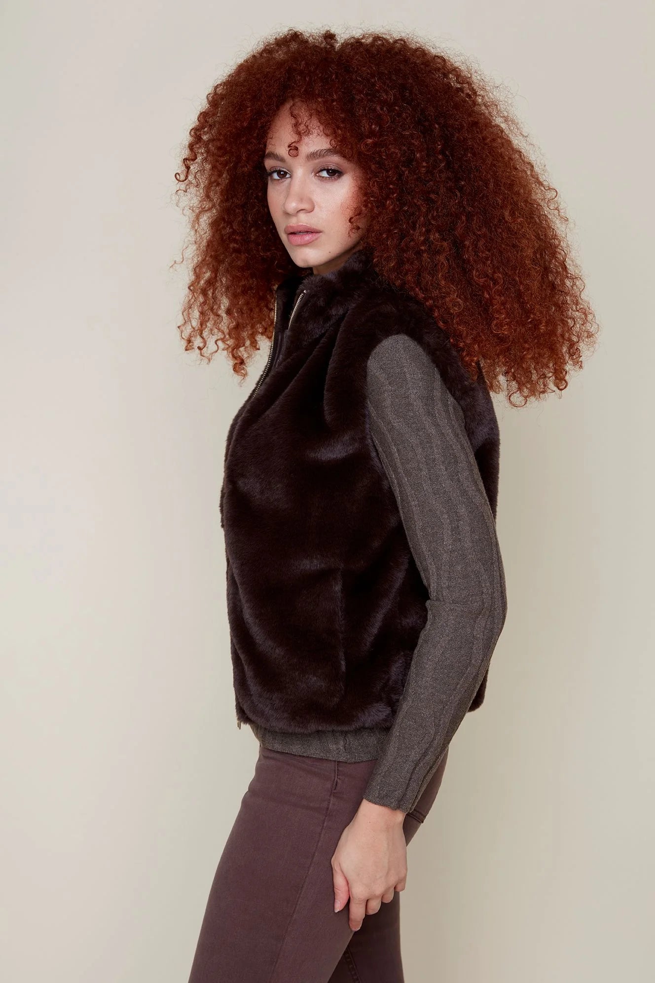 Knit Vest by Renuar