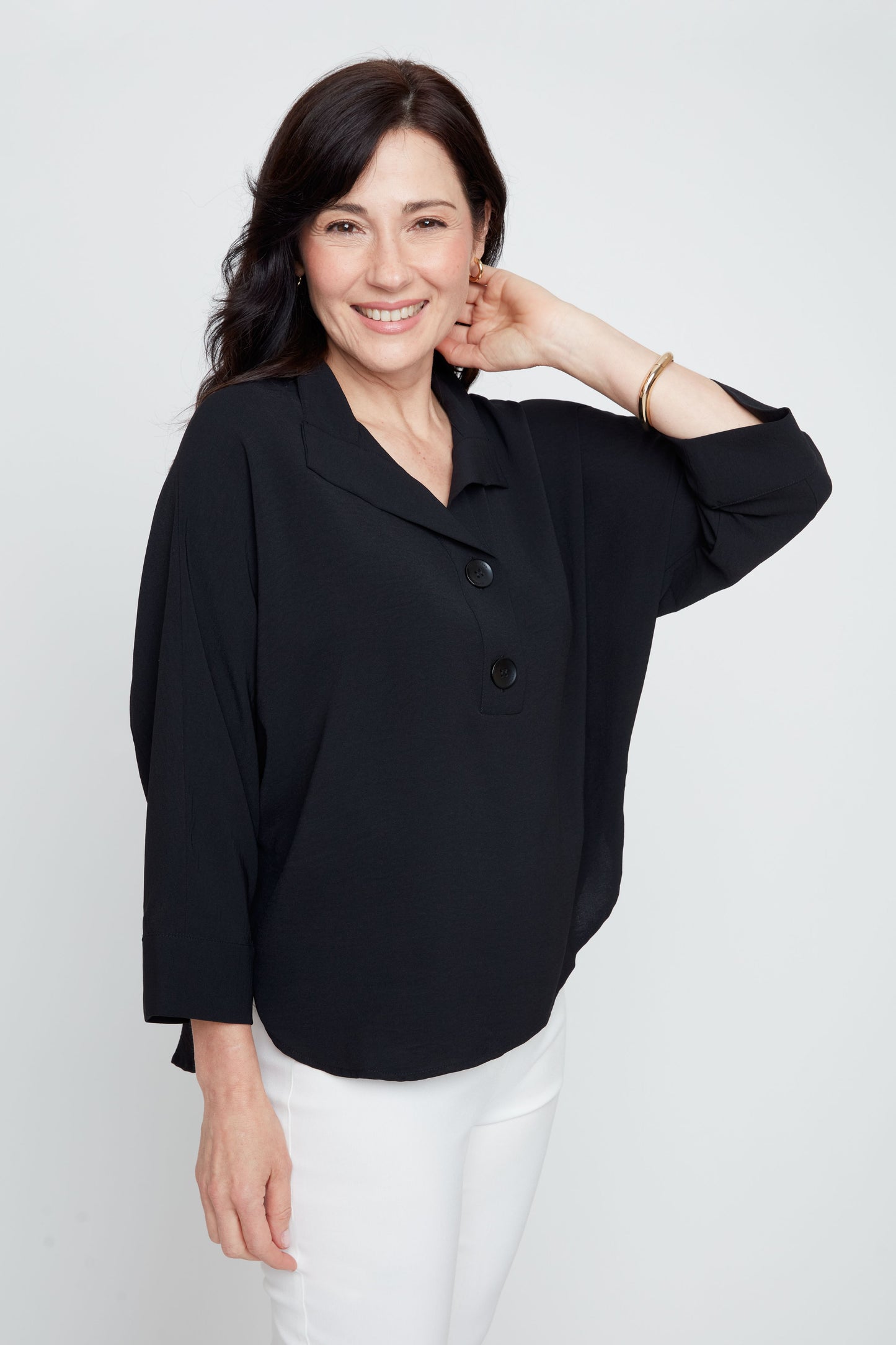 Woven Blouse by Renuar