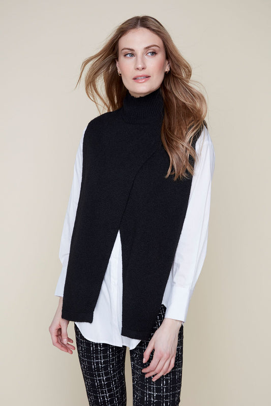 Side Open Sweater Vest by Renuar