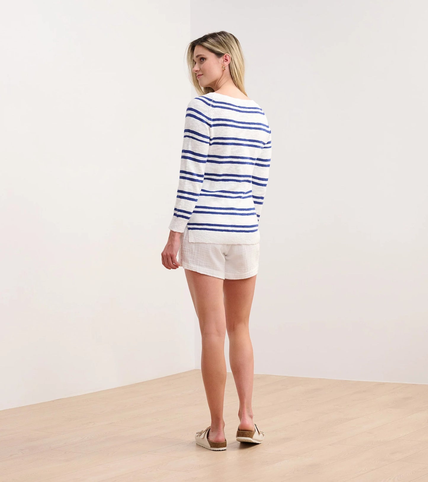 Mariner Sweater in Navy and White Stripes by Hatley