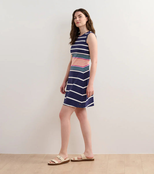 Sarah Dress in Sunset Stripes by Hatley