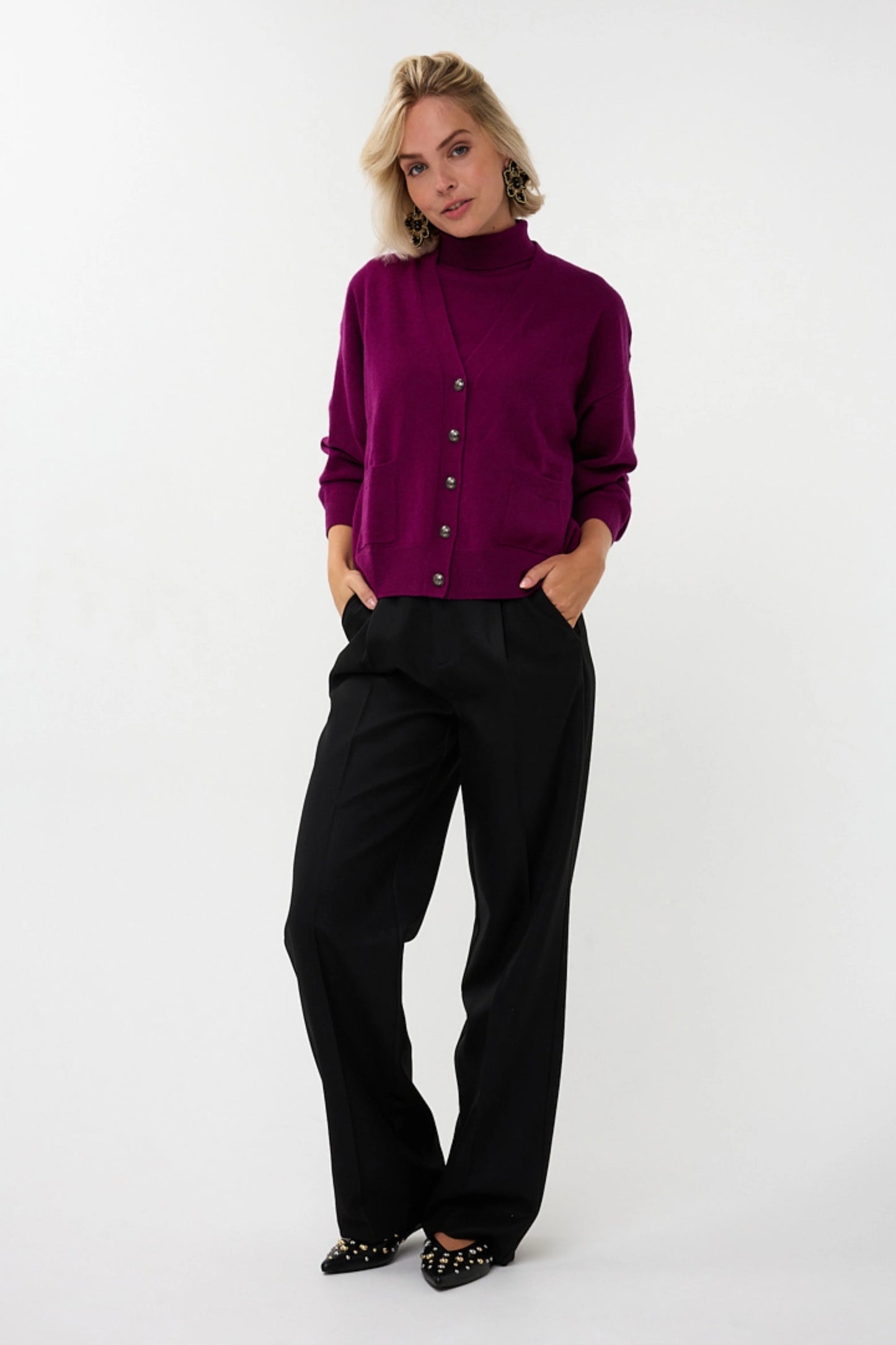 Sweater Wool Col Basic by Esqualo